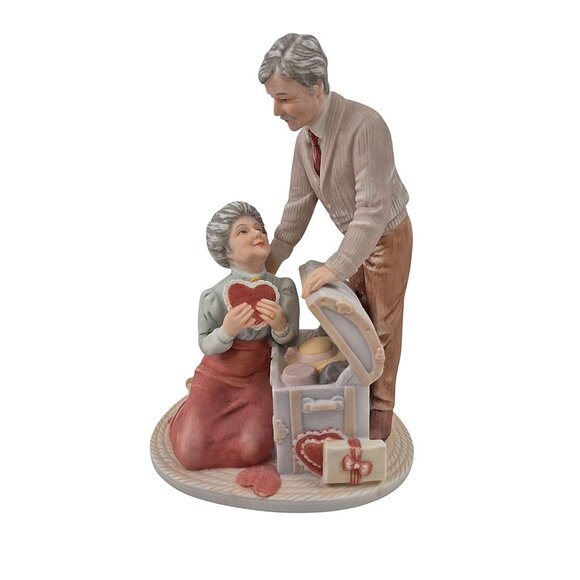 Enesco Treasured Memories The Golden Years Figurine 1989 Limited Ed Collectible - Picture 1 of 10